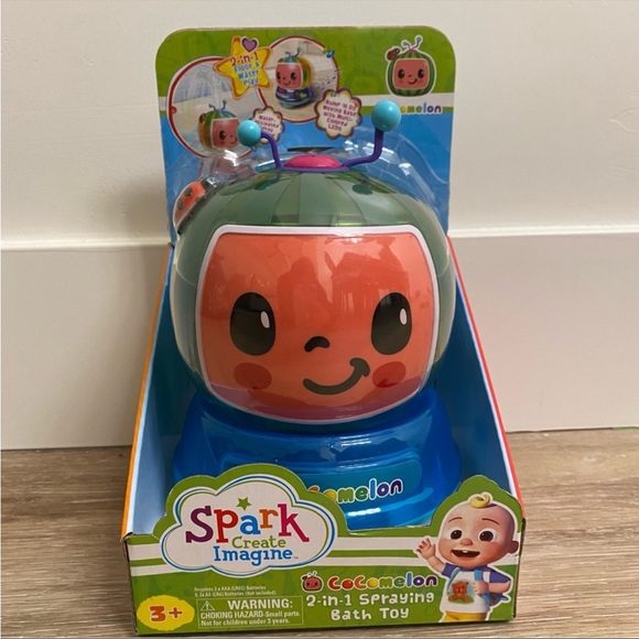 COCOMELON Other - - BRAND NEW COCOMELON LED 2 in 1 BATH TIME SPRAY TOY SPARK MUSICAL